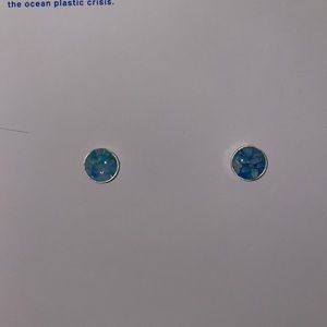 4ocean sterling silver stud earrings